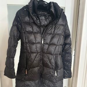 Calvin Klein Women's Quilted Black Puffer Coat